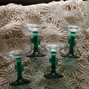 Cactus Glasses set of 4